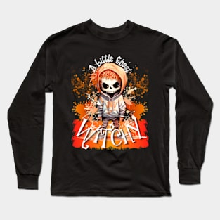 A Little Ghost Witchy Long Sleeve T-Shirt